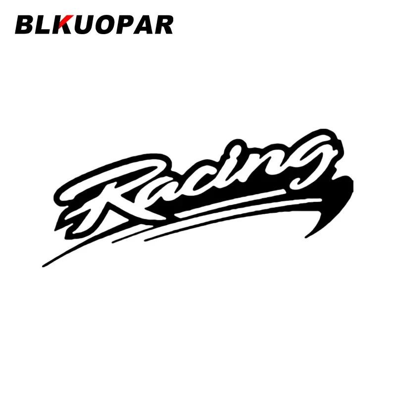 BLKUOPAR Racing Word Car Stickers Vinyl Creative Decal Waterproof Scratch-Proof Air Conditioner Decoration Surfboard Car Lable