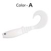 Tail Meredith Curved Soft Bait 70110mm Integrated 3d Soft Eye Pike Bass Jx72