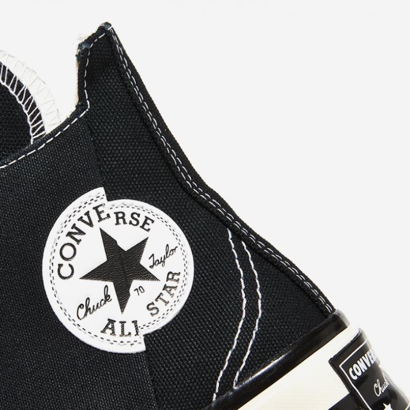 Converse Chuck 70 Plus High Black Egret Black 