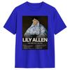 Футболка Lily Allen West End Girl Tour 2026 Хиппи Футболки С коротким рукавом Y2K Повседневная футболка Летняя Хлопок 4XL 5XL 6XL Одежда