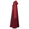 Blanket Hoodie Burgundy Red L Flannel