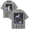 Anime Perfect Blue Mima Kirigoe Vintage Washed Tshirts Unisex Unisex Clothing Fashion Harajuku Oversized Short Sleeve T Shirts Tops