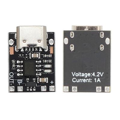 TP4057 1A 3.7V 4.2V Модуль зарядки USB Type C для литиевых аккумуляторов с защитой от перезаряда