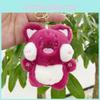 Soft Short Plush Cute Cat Doll Keychain Charming Hanging Accessory For Bags And Keys