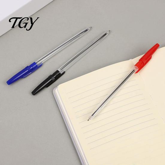 School And Office Stationery 10PCS Ballpoint Pens, 1.0mm Conical Tip Anti Leakage Gel Document Signing Pens Comfortable Grip Smooth Writing