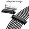 Новый 5/8 отверстий органайзер для кабеля протектор кабеля настольный USB кабель сматывание мышь клавиатура наушники провод органайзер держатель питания