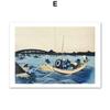 Katsushika Hokusai Kanagawa Great Wave плакаты винтажные японские настенные художественные принты холст живопись Декор фотографии для гостиной