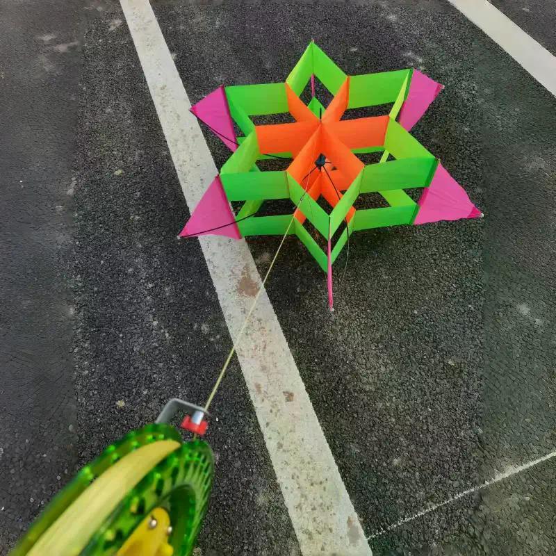 1 упаковка Новый 3D воздушный змей «Цветок сливы», Подходит для пляжа, парка, пикника, путешествий, Дети и взрослые, Легко запускаемый уличный игрушка