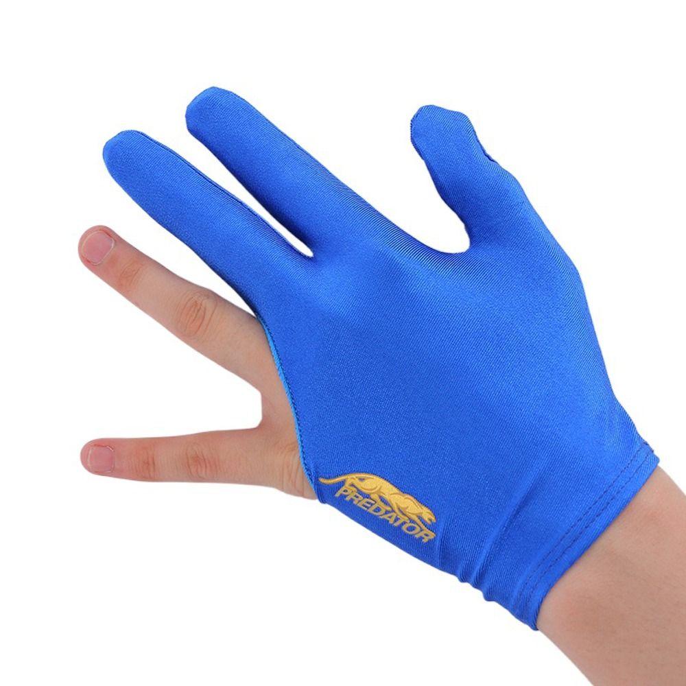 Billiard Cue Gloves Three Finger Billiard Gloves Snooker Billiard Gloves Left Hand Gloves Letter