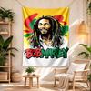 Bob Marley Boho Wall Tapestry Nordic Minimal Ideal for Living Room Reading Corner Studio Wall Multipurpose Vintage Wall Art Gift for New Home