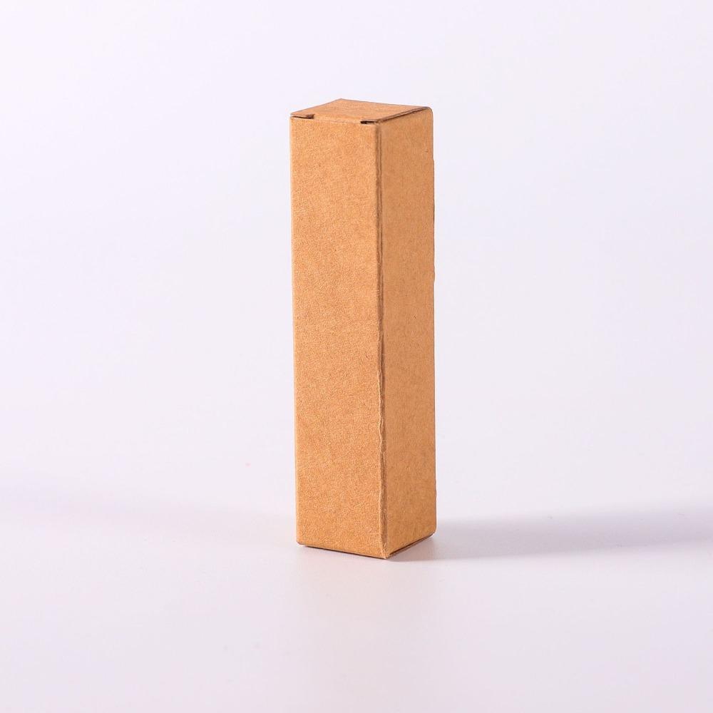 50 шт./лот маленькая картонная коробка для помады в тюбике крафт-бумага косметическая коробка-образец