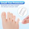 40Pcs Silicone Toe Caps Anti-Friction Breathable Toe Protector Prevents Blisters Toe Caps Cover Protectors Foot Care