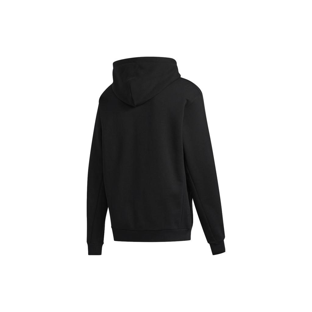 Adidas Originals Solid Color Loose Hoodie Long Sleeve Unisex Tops Black GD3544