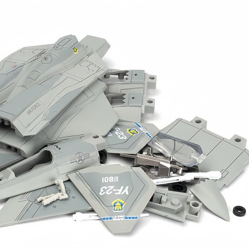 1:72 Креативная Военная Серия YF-23 Строительные Блоки Одноместный Двухдвигательный PAV-1 Стелс-Истребитель Модель Игрушки Для Мальчиков Рождественские Подарки