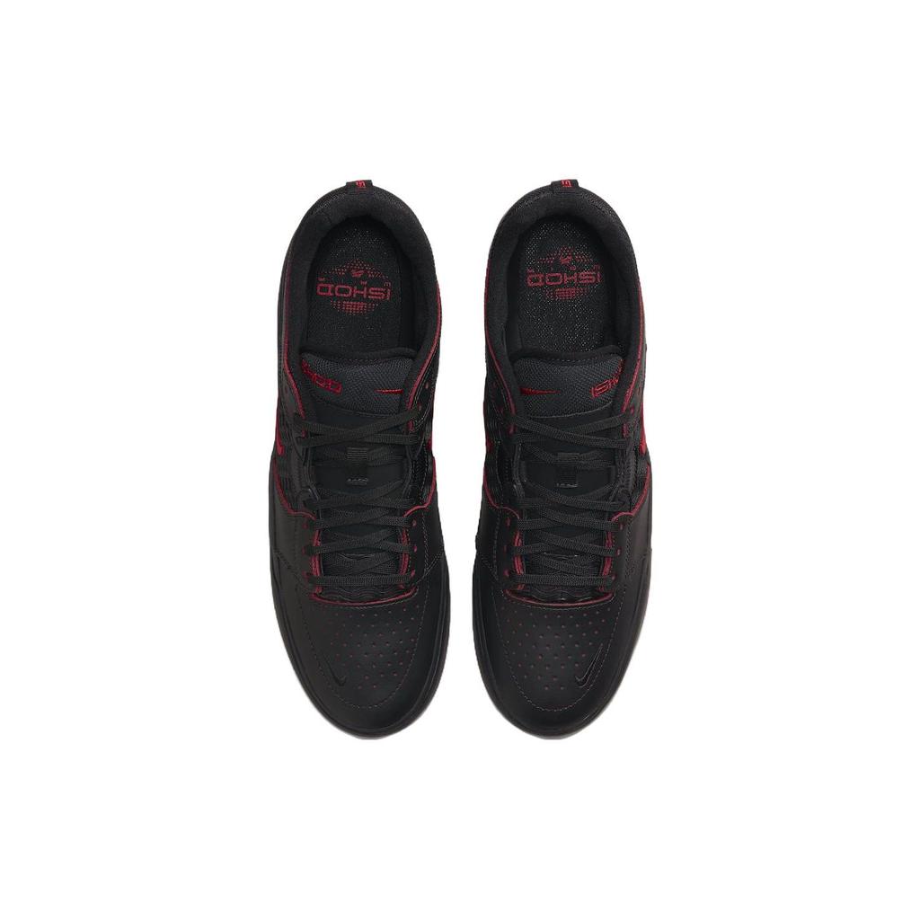 Nike Кроссовки унисекс Ishod Wair Premium SB Bred, черные, университетско-красные, DV5473-001