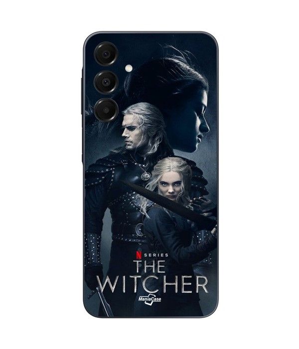 Coque Pour Samsung Galaxy A15 the witcher geralt yennefer ciri epee Maniacase