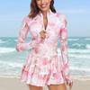 One-piece Swimsuit Long-sleeved Zipper Suit Women's Swimsuit