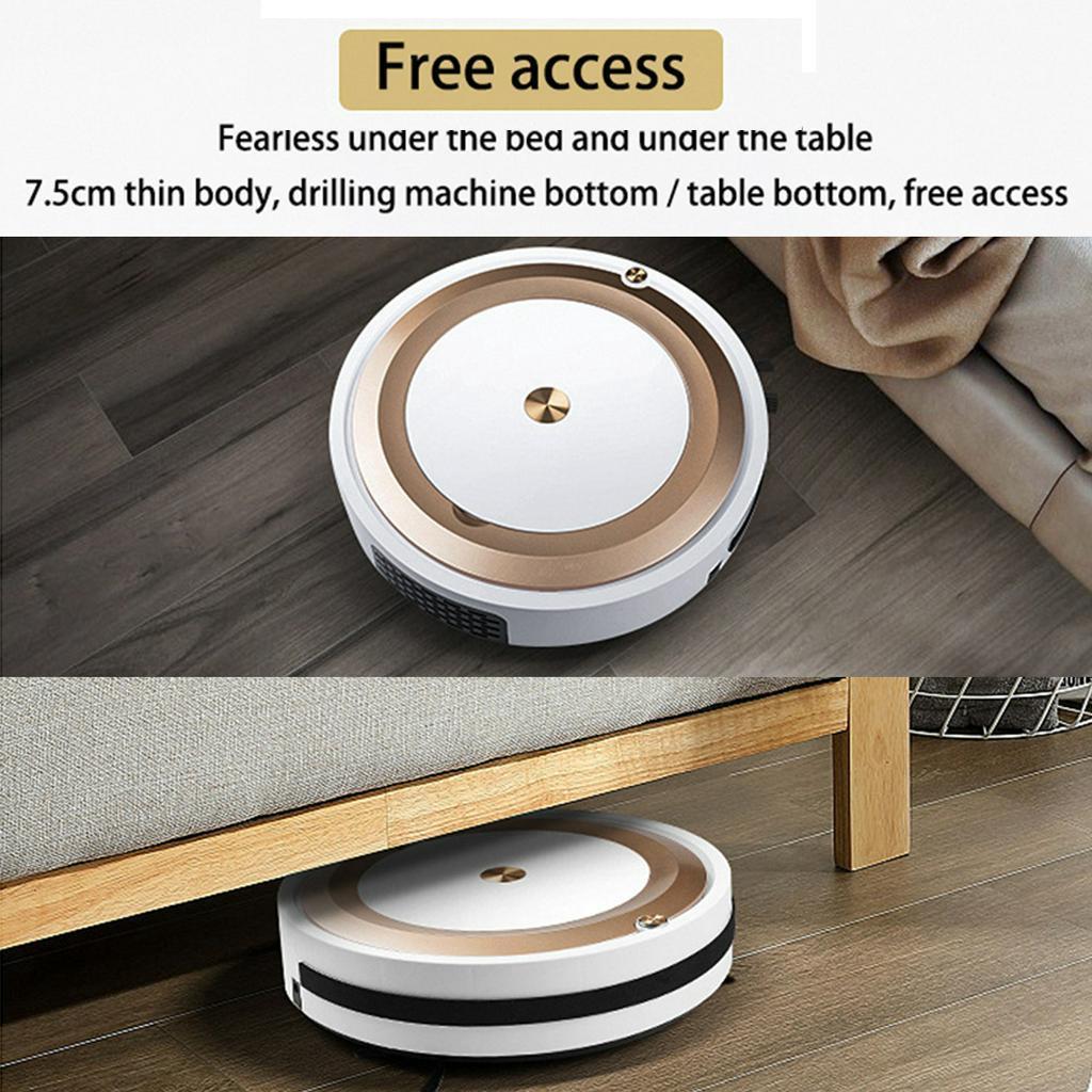 Silver/Gold E3.7V S04 Robot Vacuum Cleaner Smart Vaccum Cleaner For Home Mobile Phone App Remote Control Automatic Dust Removal Cleaning Sweeper