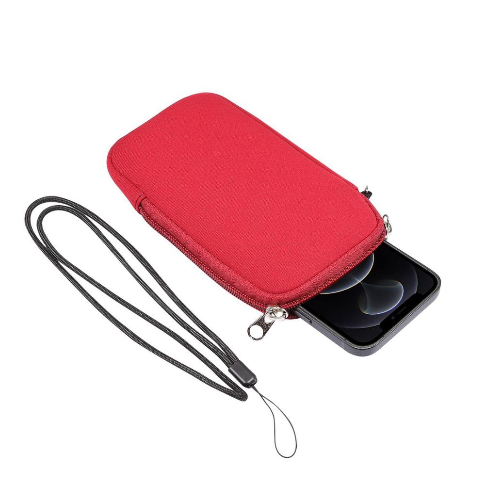 Mobile Phone Case 4.7-7.2 Inch Mobile Phone Bag Earphone Bag Neoprene Bag With Hanging Neck
