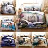 Animal Horse Bedding Sets Quilt Bed Cover Comforter Duvet Cover Pillow Case 2-3 Pieces Sets Kids Adult Bedroom Decoration