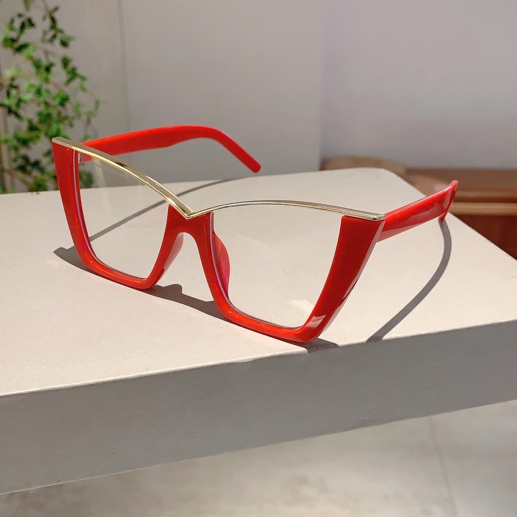 Оверсайз очки «кошачий глаз» женские модные винтажные очки для защиты от синего света брендовый дизайн шикарные очки без диоптрий