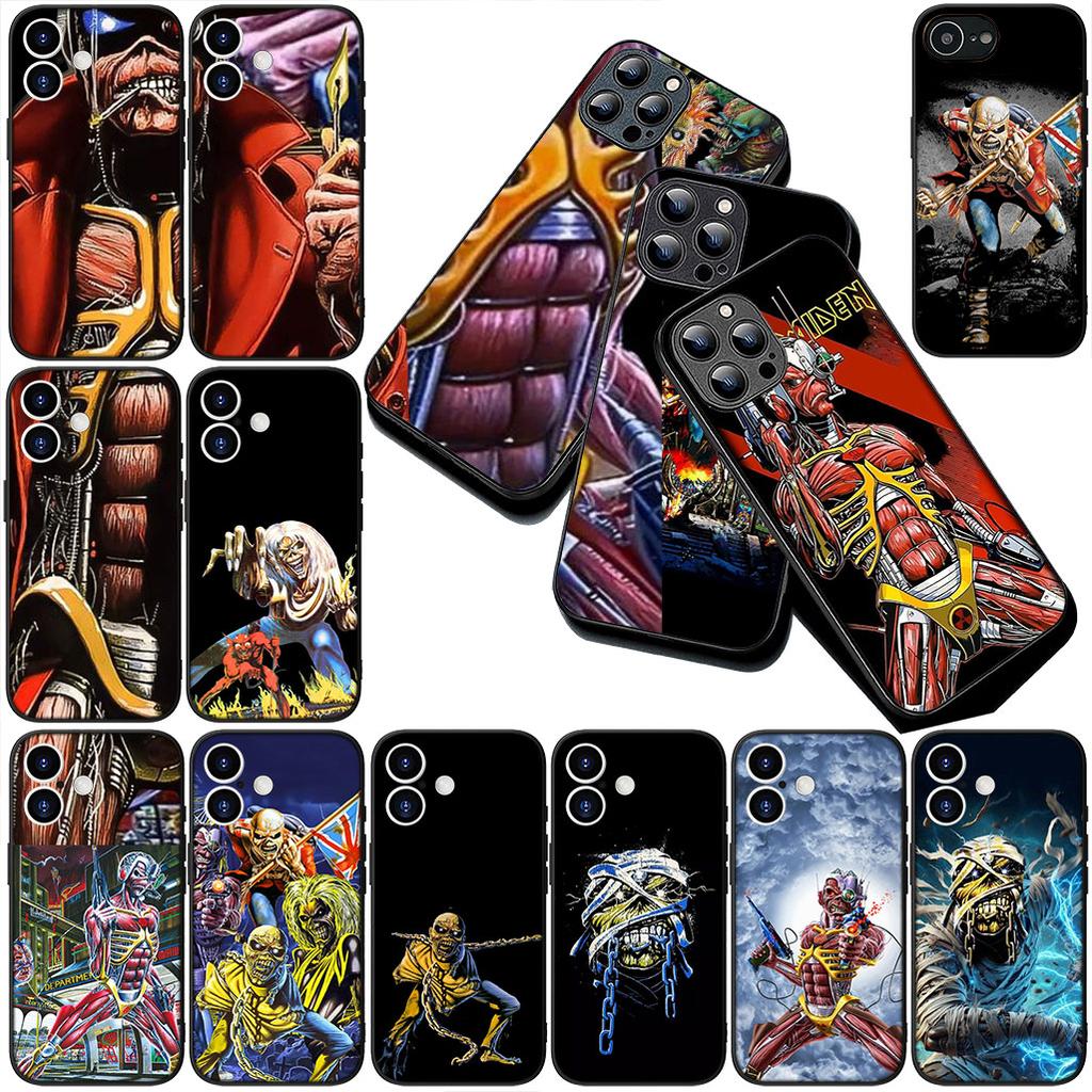 Чехол для телефона Samsung Galaxy S20 S22 S21 FE Ultra Plus A07 A17 A15 A16 A25 A57 A37 с принтом I-Irons M-Rocks M-Maidens