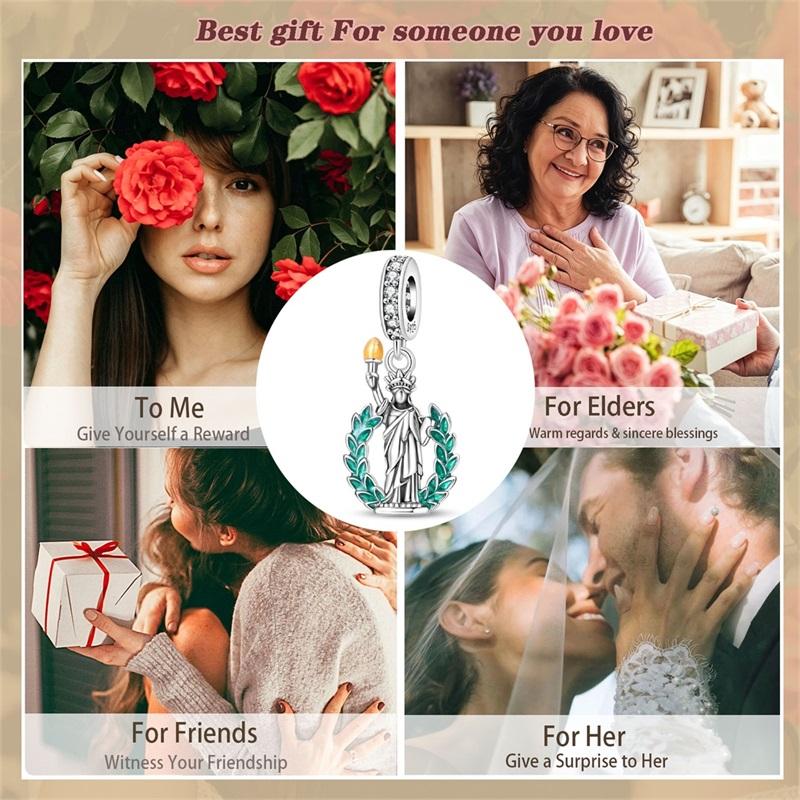 Кулон-шарм из серебра 925 пробы «Жажда свободы» для женщин, подходит для браслета, DIY, ювелирные изделия в подарок на день рождения