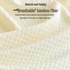 GPPNKC Baby Bamboo Fiber Waffle Weave Cooling Blanket