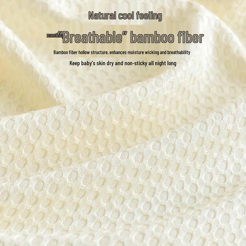 GPPNKC Baby Bamboo Fiber Waffle Weave Cooling Blanket