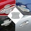 8 шт. универсальная наклейка на ручку двери автомобиля, предупреждающая алмазная полоска для автомобиля, безопасность вождения, блестящая наклейка на экстерьер автомобиля, аксессуары