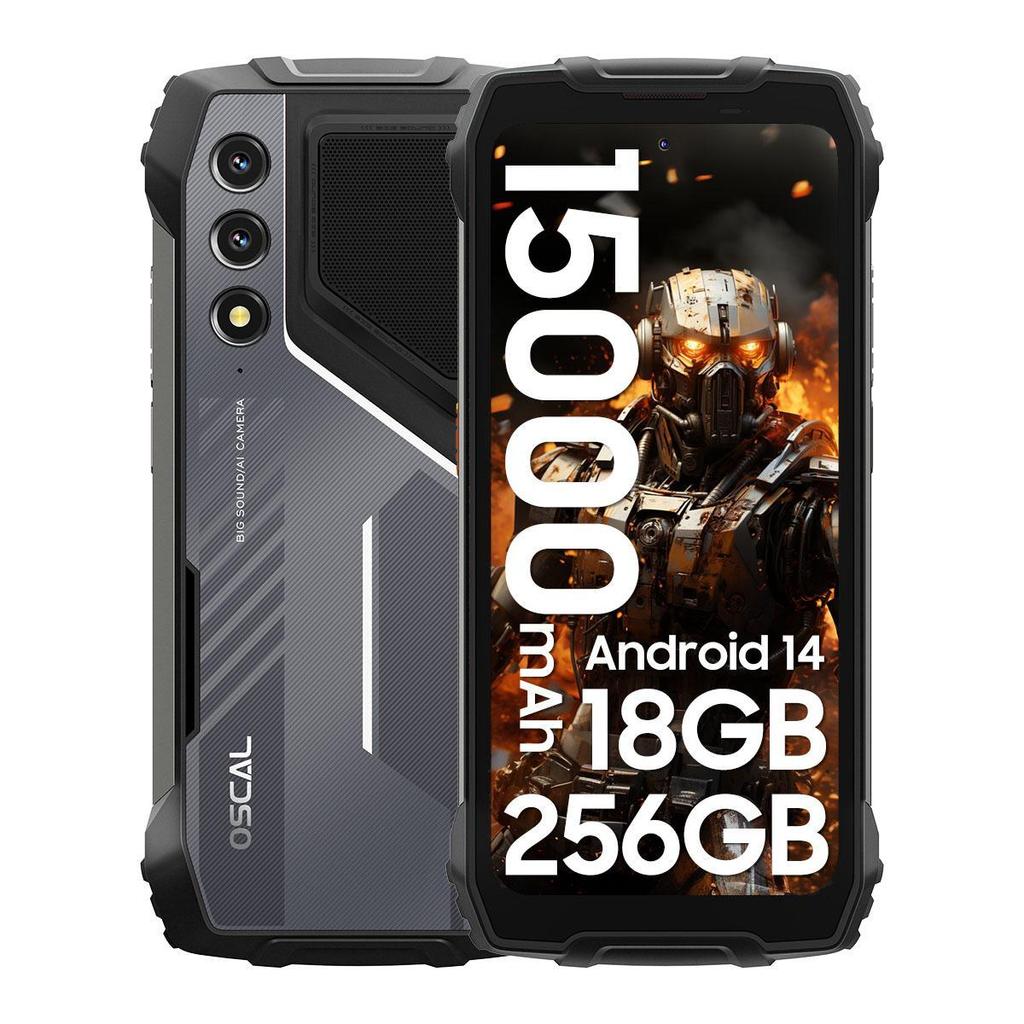 Blackview OSCAL PILOT 1 Rugged Smartphone 18GB RAM  256GB ROM 6.67" Android 14 15000mAh