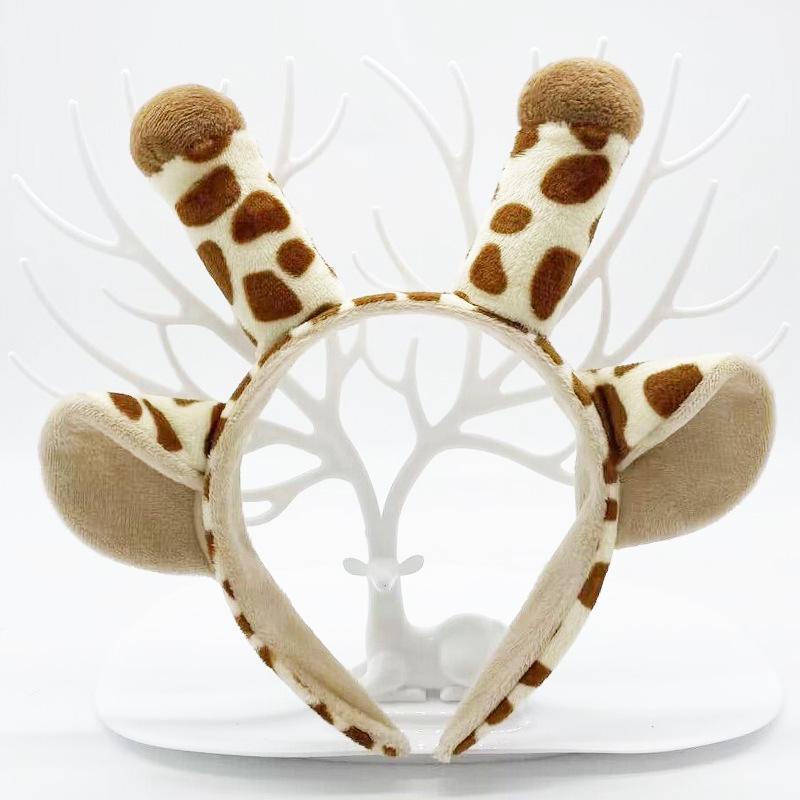 Christmas Reindeer Antler Headband: Plush, Fairy Mori Style for Kids & Adults