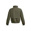 Under Armour Mission Insulated Solid Color Stand Collar Training Fleece Jacket Men Jacket Green 1378841-390