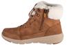 Skechers On-The-GO Glacial Ultra - Уютные, женские коричневые зимние ботинки