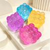 Jelly Glossy Cube Squishy Toys Slow Rebound Cube Squeeze Toy Cube Fidget Toy  Adult Kids