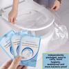 Universal Disposable Toilet Seat Covers, Waterproof PVC Travel Toilet Liners, Portable Sanitary Seat Covers for Airplane, Camping, Bathroom