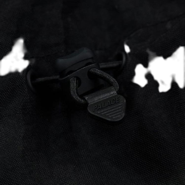 Palace FW21 Куртка со съемной сумкой и логотипом Куртки унисекс Черные P21JK064