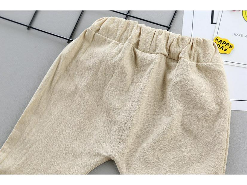 Модный летний комплект-двойка для маленьких мальчиков с коротким рукавом