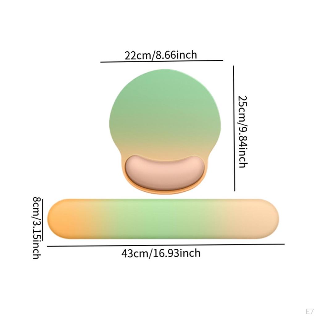 Коврик для мыши с поддержкой запястья, игровая подушка, эргономичная подставка для клавиатуры, коврик для офиса, дома