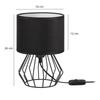 Lampa tornado amb welur czarny