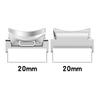 2Pcs Watchband Watchband Connector Wristband Wristband Adapter for Samsung Galaxy Watch 6/6 Classic