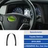 For Toyota Sienna 2015-2016-2017-2018-2020 Carbon Fiber Car Speedometer panel Sticker Trim Film Accessories