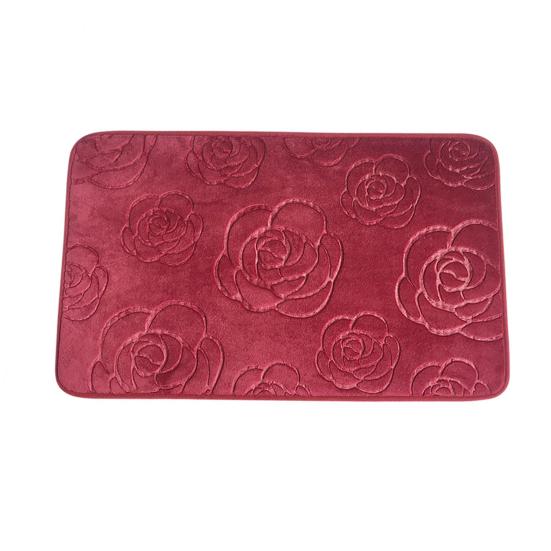 Yousheng нескользящий коврик для ванной комнаты 3D узор розы напольный коврик коралловый бархат однотонный ковер коврик для входной двери дома в помещении