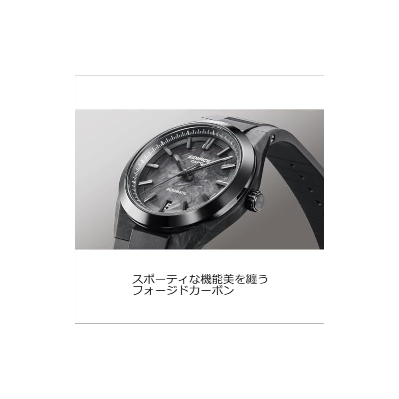 Часы Casio Edifice [Официальный японский продукт] Механические Автоматические Антимагнитные Часы с Сапфировым Стекло, EFK-100XPB-1AJF, Мужские, Черный