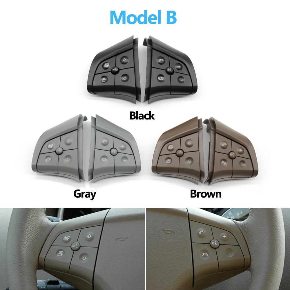 Автомобильный многофункциональный комплект кнопок на руле, клавиши управления телефоном для Mercedes Benz W164 W245 W251 ML GL300/350/400/450