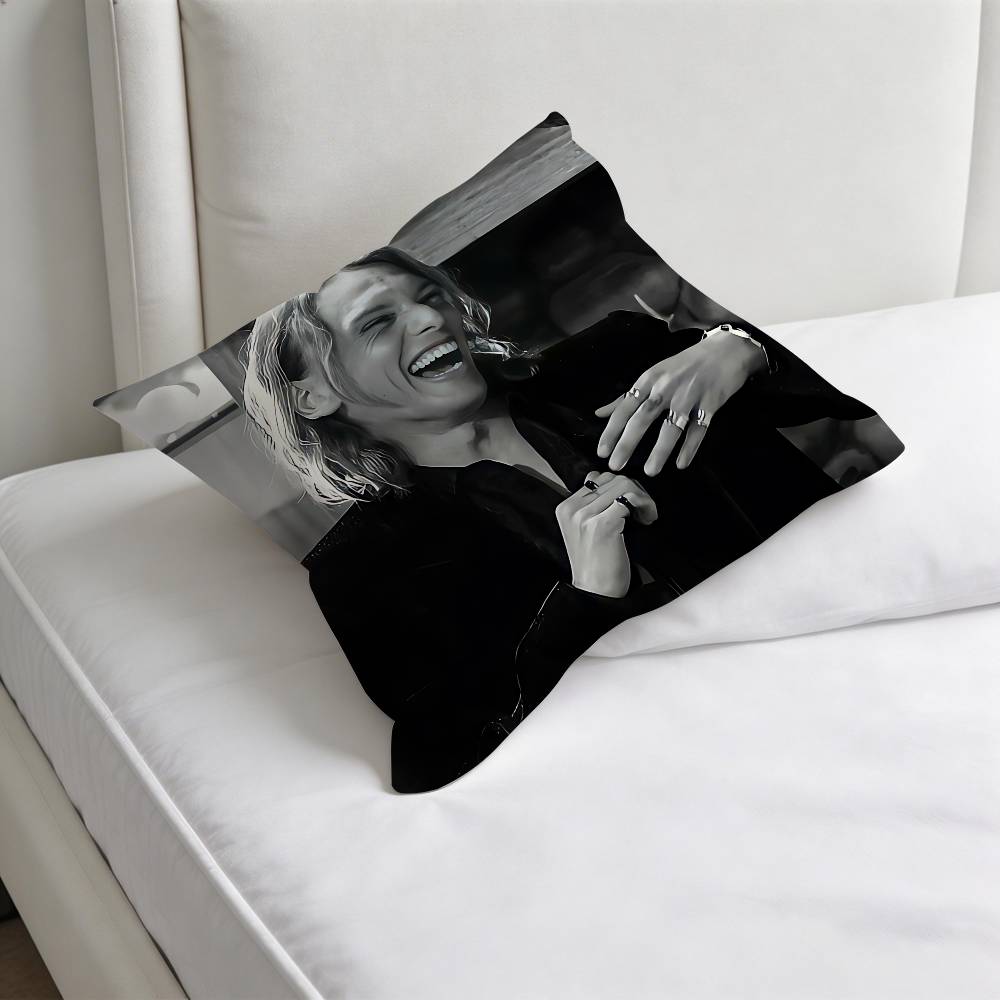 JJamie CCampbell BBower Fashion Square Pillow Case Durable Throw Pillow Cover for Sofa Couch Chair