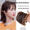 High-End Non-Slip Fishbone Braided Wig Headband for Women