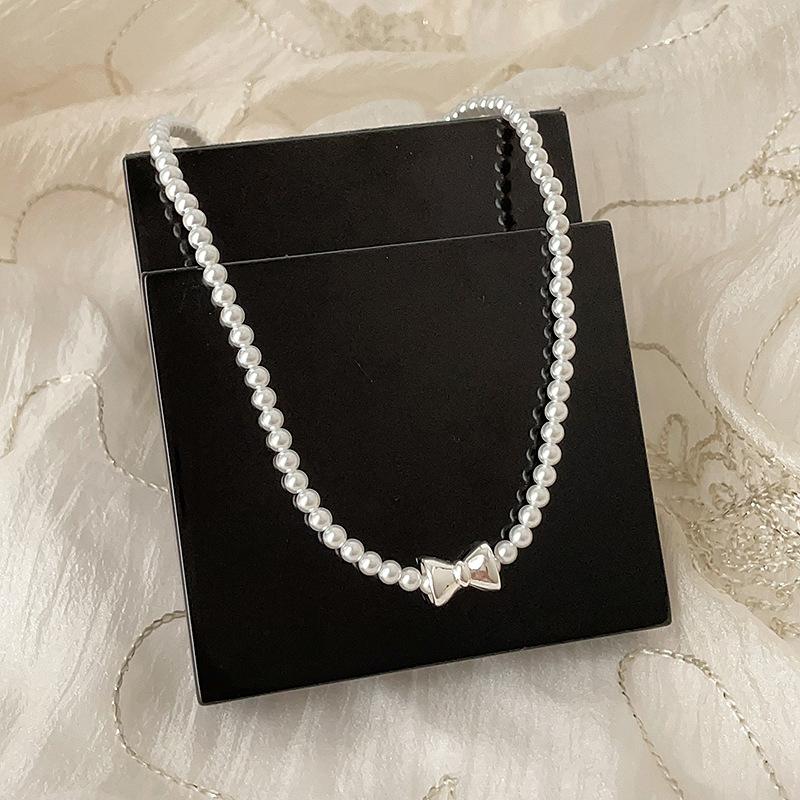 Все жемчужные ожерелья-банты, которые вы хотите, здесь, супер фея личность и темперамент универсальная модная цепочка на шею цепочка на ключицу