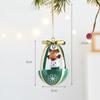 Santa Claus Christmas Tree Hanging Decor Iron Material Snowman Ornament Xmas Tree Pendant  Party