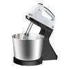 Electric Desktop Egg Beater and Small Dough Mixer with Stainless Steel Whisk